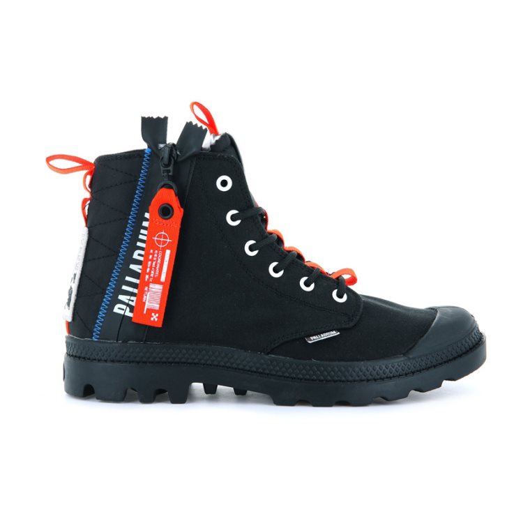 Palladium Pampa Hi Ticket To Earth Laarzen Dames Zwart | NL 79CKFGA